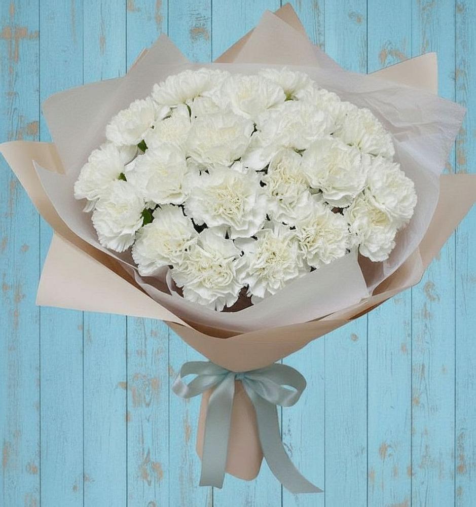 Букет цветов из: Гвоздики в Березовке