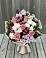Букет цветов из: Альстромерии, Гвоздики, Розы и Хризантемы в Березовке