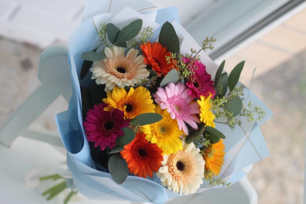 Букет цветов из: Герберы в Березовке