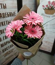 Букет цветов из:  Герберы #REPLACE_PRED# Березовке