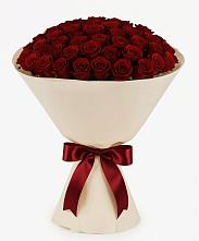 Букет 101 Бордовая роза Блэк Бакарра в Березовке