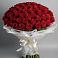 Букет 101 Красная роза Блэк Мэджик в Березовке