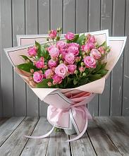 Букет Розовый кустик #REPLACE_PRED# Березовке