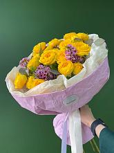 Букет Кустовые желтые розы #REPLACE_PRED# Березовке