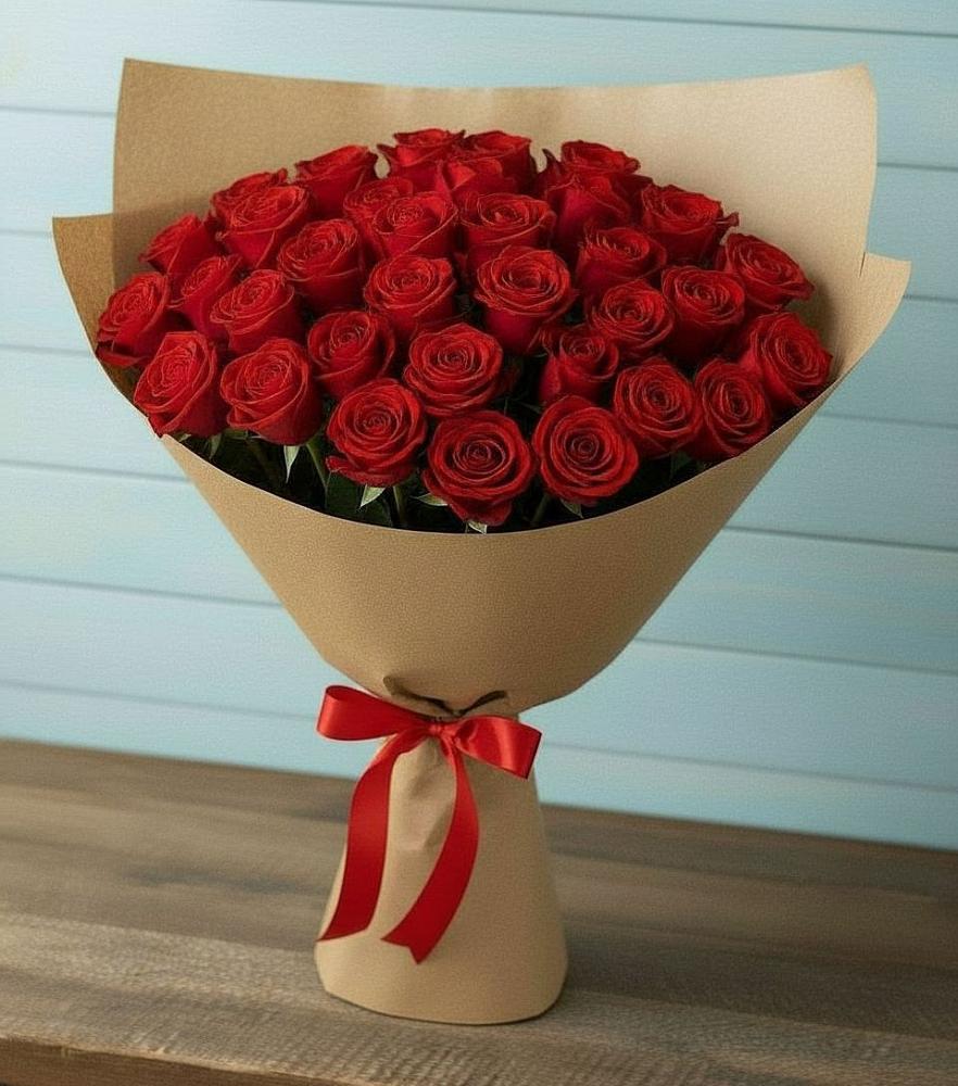 Букет Красные розы Милано в Березовке