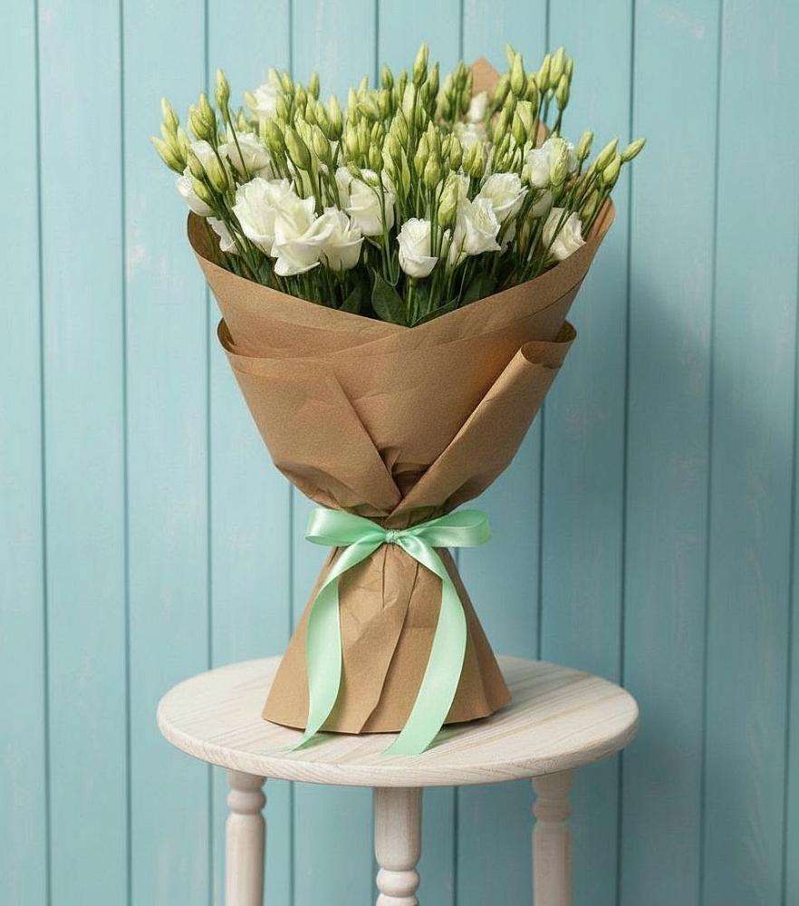 Букет цветов из: Лизиантусы в Березовке