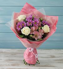 Букет цветов из:  Герберы в Березовке