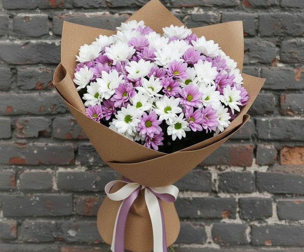 Букет цветов из: Хризантемы в Березовке