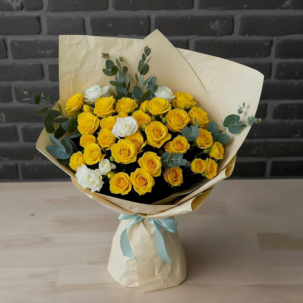 Букет цветов из: Розы в Березовке