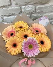 Букет цветов из:  Герберы #REPLACE_PRED# Березовке