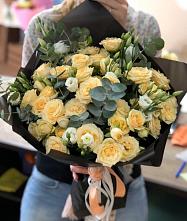 Букет цветов из:  Розы и Лизиантусы #REPLACE_PRED# Березовке