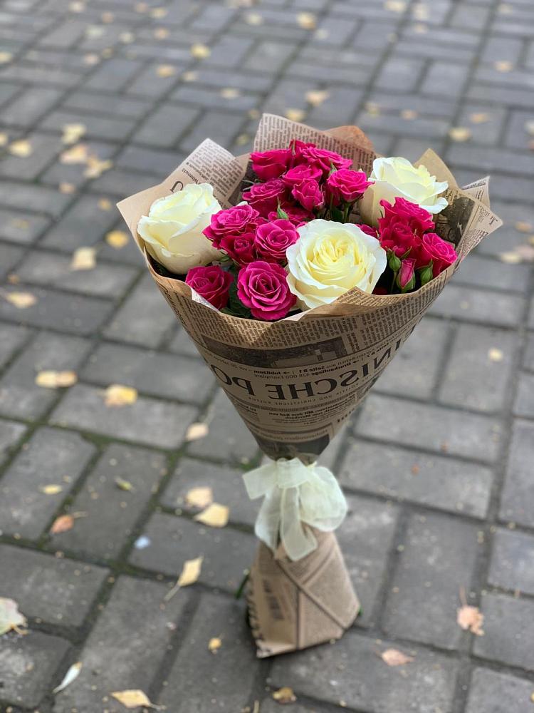 Букет цветов из: Розы в Березовке