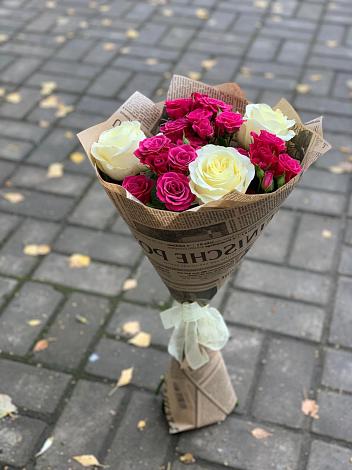Букет цветов из: Розы в Березовке