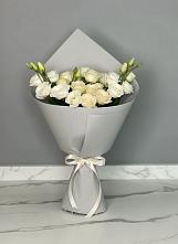 Букет цветов из:  Розы и Лизиантусы в Березовке