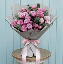 Букет цветов из:  Розы #REPLACE_PRED# Березовке